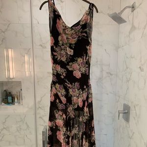 Unif high low floral dress